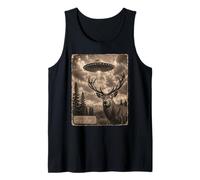 Divertido expediente de secuestro de ovnis alienígenas con evidencia de Ciervos 47-1978 Camiseta sin Mangas