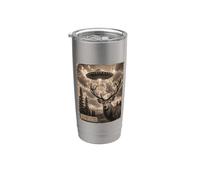 Divertido expediente de secuestro de ovnis alienígenas con evidencia de ciervos 47-1978 Vaso térmico de acero inoxidable de doble pared
