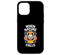 Divertido farol de camping de Nature Calls Carcasa para iPhone 12/12 Pro