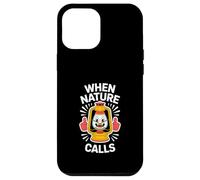 Divertido farol de camping de Nature Calls Carcasa para iPhone 12 Pro Max