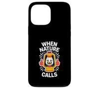 Divertido farol de camping de Nature Calls Carcasa para iPhone 13 Pro Max