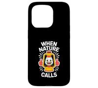 Divertido farol de camping de Nature Calls Carcasa para iPhone 15 Pro