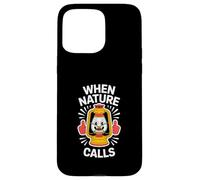 Divertido farol de camping de Nature Calls Carcasa para iPhone 15 Pro Max