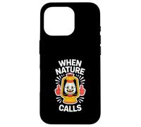 Divertido farol de camping de Nature Calls Carcasa para iPhone 16 Pro