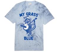 Divertido Festival de Bluegrass de Banjio Raccoon My Grass Is Blue Comfort Colors Adult Heavyweight T-Shirt