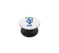 Divertido Festival de Bluegrass de Banjio Raccoon My Grass Is Blue PopSockets PopGrip Adhesivo