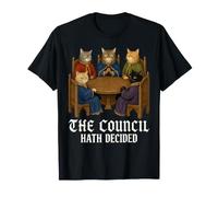 Divertido Festival del Renacimiento de los Gatos del Consejo Medieval Camiseta