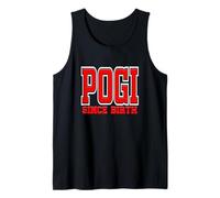 Divertido Filipino Palabra Guapo Guapo Pogi Desde Nacimiento Camiseta sin Mangas