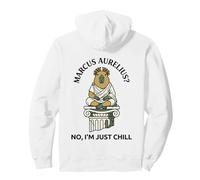 Divertido filósofo estoico de Capibara Marco Aurelio Chill Sudadera con Capucha