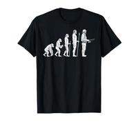 Divertido Fisherman Evolución Humor Pesca Camiseta