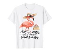 Divertido Flamenco Elegante, Atrevido y un Poco Inteligente Camiseta gráfica económica