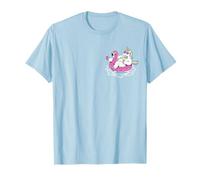 Divertido Flotador de Bolsillo de Unicornio para Piscina, Flamenco, Fiesta de Verano Camiseta
