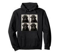 Divertido fotomatón de bisontes, Amante de los búfalos, Lindo fotomatón Americano Sudadera con Capucha