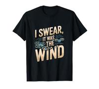 Divertido FPV Drone Juro Que Fue El Viento Camiseta gráfica económica