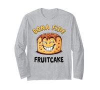 Divertido Fruitcake Foodie Broma Snarky Humor sarcástico Manga Larga