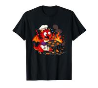 Divertido Fuego Respirando Dragón Galleta Fallo Hornear Camiseta