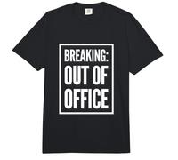 Divertido Fuera De La Oficina Texto Divertido sobre El Trabajo Citas Divertidas De Trabajo Comfort Colors Adult Heavyweight T-Shirt
