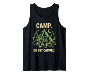 Divertido Gamer Humor FPS Camping Pun Video Juego de Bromas Fan Camiseta sin Mangas