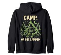 Divertido Gamer Humor FPS Camping Pun Video Juego de Bromas Fan Sudadera con Capucha