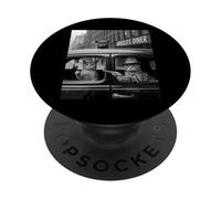 Divertido Gángster Gato Diciendo Mafia Mobster Noir Humor Mujeres Yo PopSockets PopGrip Adhesivo