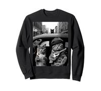 Divertido Gángster Gato Diciendo Mafia Mobster Noir Humor Mujeres Yo Sudadera