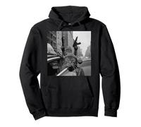 Divertido Gángster Gato Matón Meme Calle Amante Gatos Sudadera con Capucha