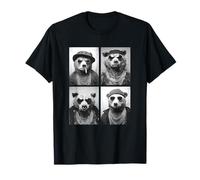Divertido Gángster Osos Grizzly Hip Hop Rap Calle Animal Urbano Camiseta