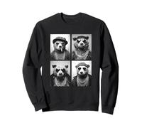 Divertido Gángster Osos Grizzly Hip Hop Rap Calle Animal Urbano Sudadera