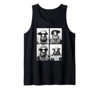 Divertido Gángster Palomas Hip Hop Rap Calle Animales Urbano Meme Camiseta sin Mangas