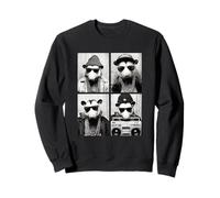 Divertido Gángster Zarigüeyas Hip Hop Rap Calle Animal Urbano Meme Sudadera
