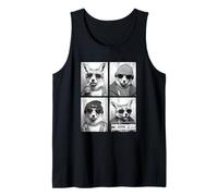 Divertido Gángster Zorros Hip Hop Calle Animales Urbano Zorro Meme Camiseta sin Mangas