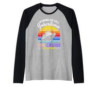 Divertido gastar la Herencia de Nuestro Hijo un Crucero a la Vez Camiseta Manga Raglan