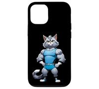 Divertido gato de dibujos animados - Bodybuilding Gym style 1 - Fan Fun Carcasa para iPhone 12/12 Pro