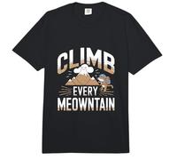 Divertido Gato Excursionista de montaña trepa a Todos los alpinistas Comfort Colors Adult Heavyweight T-Shirt