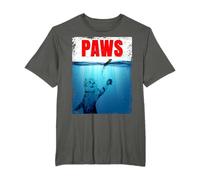 Divertido gato gato amante de las patas de gato y ratón para hombre mujer niños Camiseta