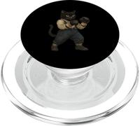 Divertido Gato Japonés Boxer Artes Marciales Anime Boxeo Gato PopSockets PopGrip para MagSafe