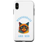 Divertido Gato malhumorado al Que no le Gustan los miércoles Carcasa para iPhone XS MAX