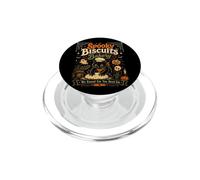 Divertido Gato Negro Halloween Calabaza Espeluznante Galletas panadería PopSockets PopGrip para MagSafe