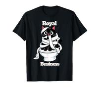 Divertido Gato Ocupado en el baño baño diversión Camiseta