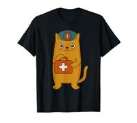 Divertido Gato paramédico EMS EMT Camiseta