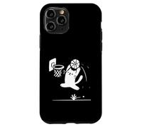 Divertido Gato Slam Dunk Baloncesto Meme Retro Deportes Carcasa para iPhone 11 Pro