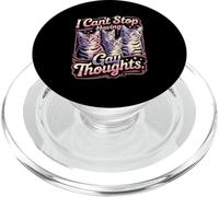 Divertido Gay Pensamientos Retro Tabby Gatos Diciendo PopSockets PopGrip para MagSafe