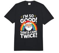 Divertido Gay Santa Claus Navidad LGBT Juego de Palabras Orgullo Rainbow Comfort Colors Adult Heavyweight T-Shirt