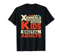 Divertido GenX Xennial Generation X Millennials Xennial Camiseta