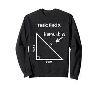 Divertido Geometría Matemáticas Teorema de Pitágoras Escuela Chiste del alumno Sudadera