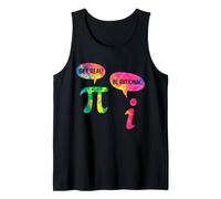 Divertido Get Real Be Racional Sarcástico Pi Maestro de Matemáticas Geek Camiseta sin Mangas