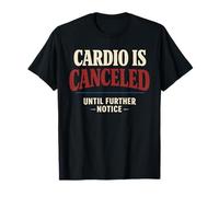Divertido Gimnasio Anti Gimnasio Cardio evitación Club Entrenamiento Humor Camiseta