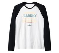 Divertido Gimnasio Anti Gimnasio Cardio evitación Club Entrenamiento Humor Camiseta Manga Raglan