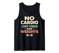 Divertido Gimnasio Anti Gimnasio Cardio evitación Club Entrenamiento Humor Camiseta sin Mangas