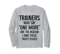 Divertido Gimnasio Fitness Problemas de Confianza Pilates Yoga Manga Larga